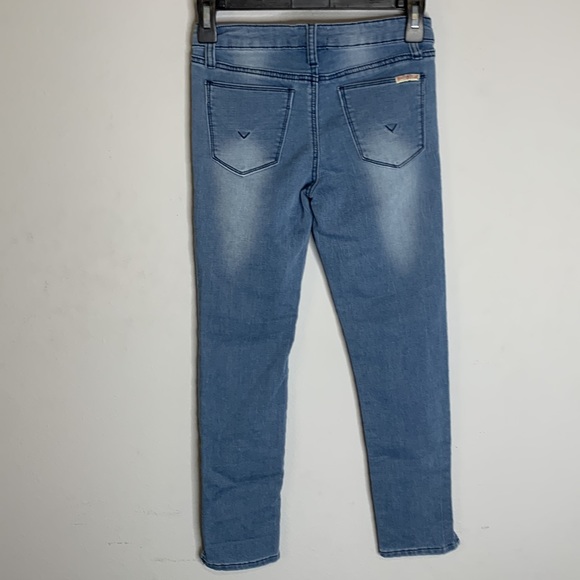 Hudson girls lightwash skinny jeggings jeans 14 - Picture 4 of 5